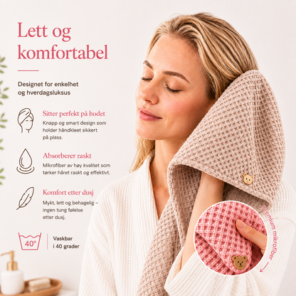 Norevly™ Hårhåndkle